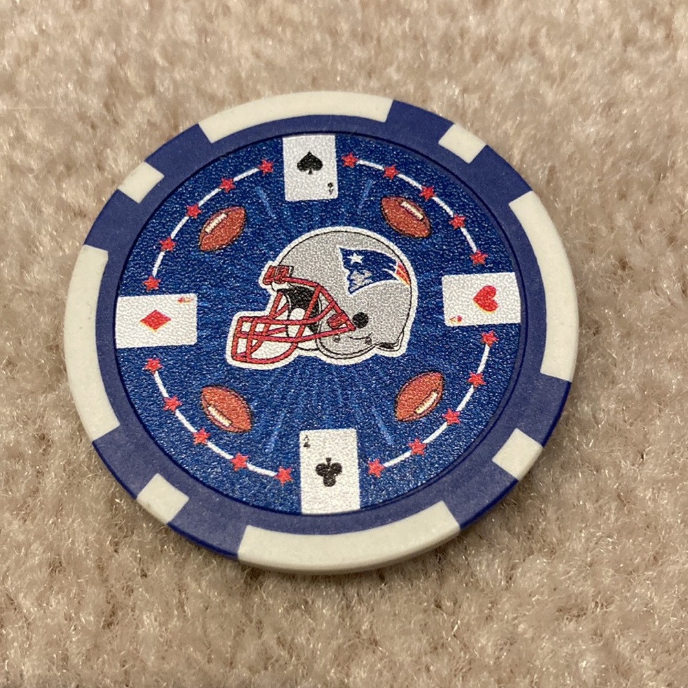 New England Patriots poker chips - Picture 4 of 14